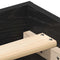vidaXL Bed Frame without Mattress Black Oak 160x200 cm Engineered Wood
