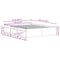 vidaXL Bed Frame without Mattress Black Oak 160x200 cm Engineered Wood