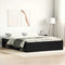vidaXL Bed Frame without Mattress Black Oak 160x200 cm Engineered Wood