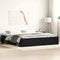 vidaXL Bed Frame without Mattress Black Oak 150x200 cm Engineered Wood