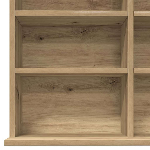 vidaXL CD Cabinet Artisan oak 101 x 23 x 177.5 cm Engineered Wood