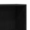 vidaXL Book Cabinet Black 60 x 24 x 76 cm Engineered wood