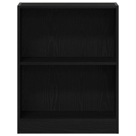 vidaXL Book Cabinet Black 60 x 24 x 76 cm Engineered wood