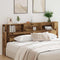 vidaXL Headboard Cabinet 220 x 18,5 x 104,5 cm Engineered wood