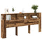 vidaXL Headboard Cabinet 220 x 18,5 x 104,5 cm Engineered wood