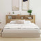 vidaXL Headboard Cabinet 220 x 18,5 x 104,5 cm Engineered wood