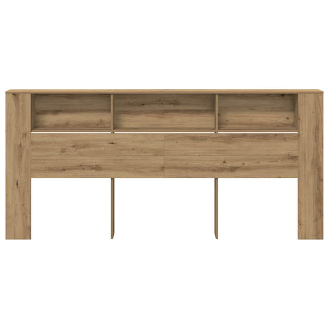 vidaXL Headboard Cabinet 220 x 18,5 x 104,5 cm Engineered wood