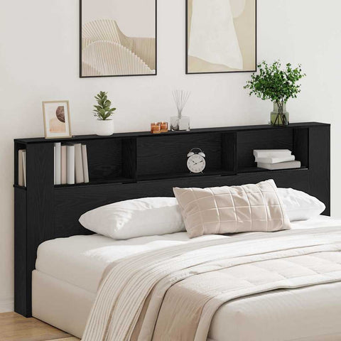 vidaXL Headboard Cabinet 220 x 18,5 x 104,5 cm Engineered wood