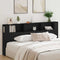 vidaXL Headboard Cabinet 220 x 18,5 x 104,5 cm Engineered wood