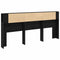 vidaXL Headboard Cabinet 220 x 18,5 x 104,5 cm Engineered wood