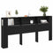 vidaXL Headboard Cabinet 220 x 18,5 x 104,5 cm Engineered wood