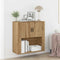 vidaXL Wall Cabinet Artisan oak 80 x 33 x 80 cm Engineered wood