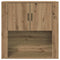 vidaXL Wall Cabinet Artisan oak 80 x 33 x 80 cm Engineered wood