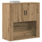 vidaXL Wall Cabinet Artisan oak 80 x 33 x 80 cm Engineered wood