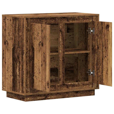 vidaXL Sideboard Old wood 80 x 34 x 75 cm Engineered wood