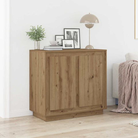 vidaXL Sideboard Artisan oak 80 x 34 x 75 cm Engineered wood