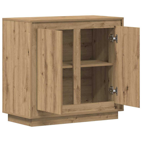 vidaXL Sideboard Artisan oak 80 x 34 x 75 cm Engineered wood