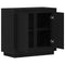vidaXL Sideboard Black oak 80 x 34 x 75 cm Engineered wood