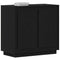 vidaXL Sideboard Black oak 80 x 34 x 75 cm Engineered wood