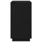 vidaXL Sideboard Black oak 80 x 34 x 75 cm Engineered wood