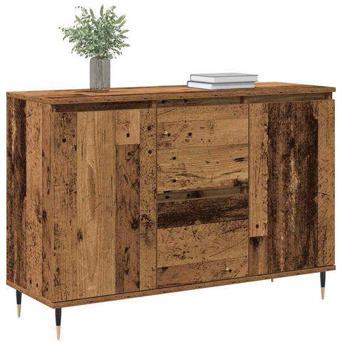 vidaXL Sideboard Old wood 101.5 x 35 x 70 cm Engineered wood