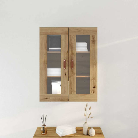 vidaXL Wall-mounted Cabinet Wall-mounted Artisan oak 69.5 x 34 x 90 cm