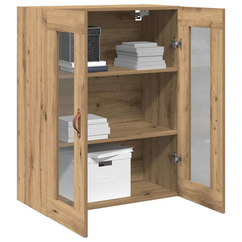 vidaXL Wall-mounted Cabinet Wall-mounted Artisan oak 69.5 x 34 x 90 cm