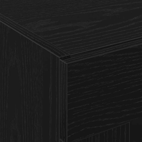 vidaXL Wall-mounted Cabinet Wall-mounted Black oak 69.5 x 34 x 90 cm
