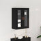 vidaXL Wall-mounted Cabinet Wall-mounted Black oak 69.5 x 34 x 90 cm
