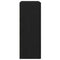vidaXL Wall-mounted Cabinet Wall-mounted Black oak 69.5 x 34 x 90 cm