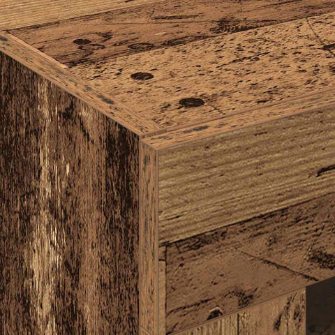 vidaXL Wall-mounted Cabinet Old wood 69.5 x 34 x 90 cm Engineered wood