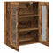 vidaXL Wall-mounted Cabinet Old wood 69.5 x 34 x 90 cm Engineered wood