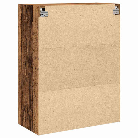 vidaXL Wall-mounted Cabinet Old wood 69.5 x 34 x 90 cm Engineered wood
