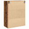 vidaXL Wall-mounted Cabinet Old wood 69.5 x 34 x 90 cm Engineered wood