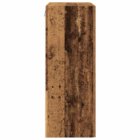 vidaXL Wall-mounted Cabinet Old wood 69.5 x 34 x 90 cm Engineered wood