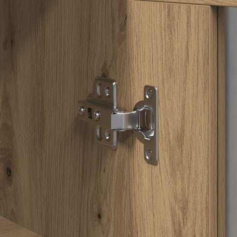 vidaXL Wall-mounted Cabinet Wall-mounted Artisan oak 69.5 x 34 x 90 cm