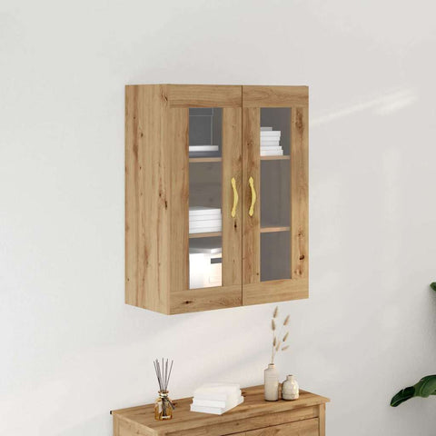 vidaXL Wall-mounted Cabinet Wall-mounted Artisan oak 69.5 x 34 x 90 cm