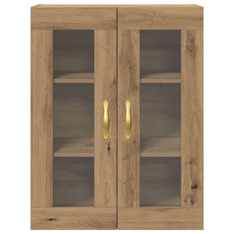 vidaXL Wall-mounted Cabinet Wall-mounted Artisan oak 69.5 x 34 x 90 cm