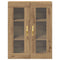 vidaXL Wall-mounted Cabinet Wall-mounted Artisan oak 69.5 x 34 x 90 cm