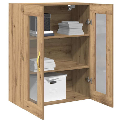 vidaXL Wall-mounted Cabinet Wall-mounted Artisan oak 69.5 x 34 x 90 cm