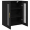 vidaXL Wall-mounted Cabinet Wall-mounted Black oak 69.5 x 34 x 90 cm