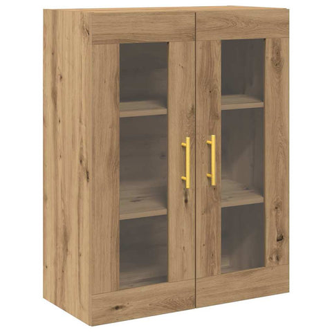 vidaXL Wall-mounted Cabinet Wall-mounted Artisan oak 69.5 x 34 x 90 cm