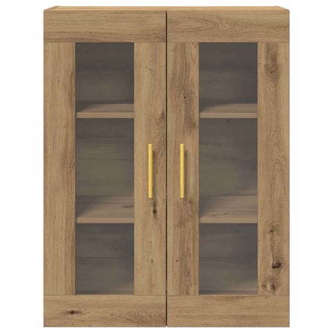 vidaXL Wall-mounted Cabinet Wall-mounted Artisan oak 69.5 x 34 x 90 cm