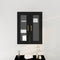 vidaXL Wall-mounted Cabinet Wall-mounted Black oak 69.5 x 34 x 90 cm