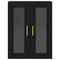 vidaXL Wall-mounted Cabinet Wall-mounted Black oak 69.5 x 34 x 90 cm