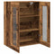 vidaXL Wall-mounted Cabinet Old wood 69.5 x 34 x 90 cm Engineered wood