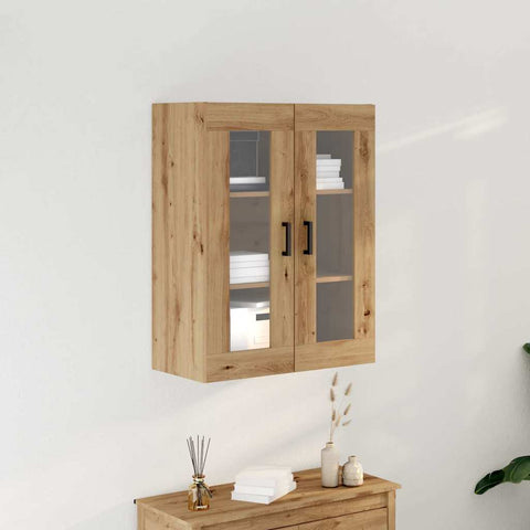 vidaXL Wall-mounted Cabinet Wall-mounted Artisan oak 69.5 x 34 x 90 cm