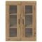 vidaXL Wall-mounted Cabinet Wall-mounted Artisan oak 69.5 x 34 x 90 cm