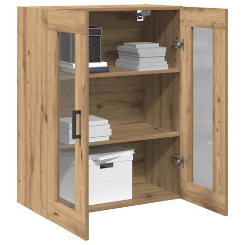 vidaXL Wall-mounted Cabinet Wall-mounted Artisan oak 69.5 x 34 x 90 cm