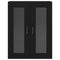 vidaXL Wall-mounted Cabinet Wall-mounted Black oak 69.5 x 34 x 90 cm